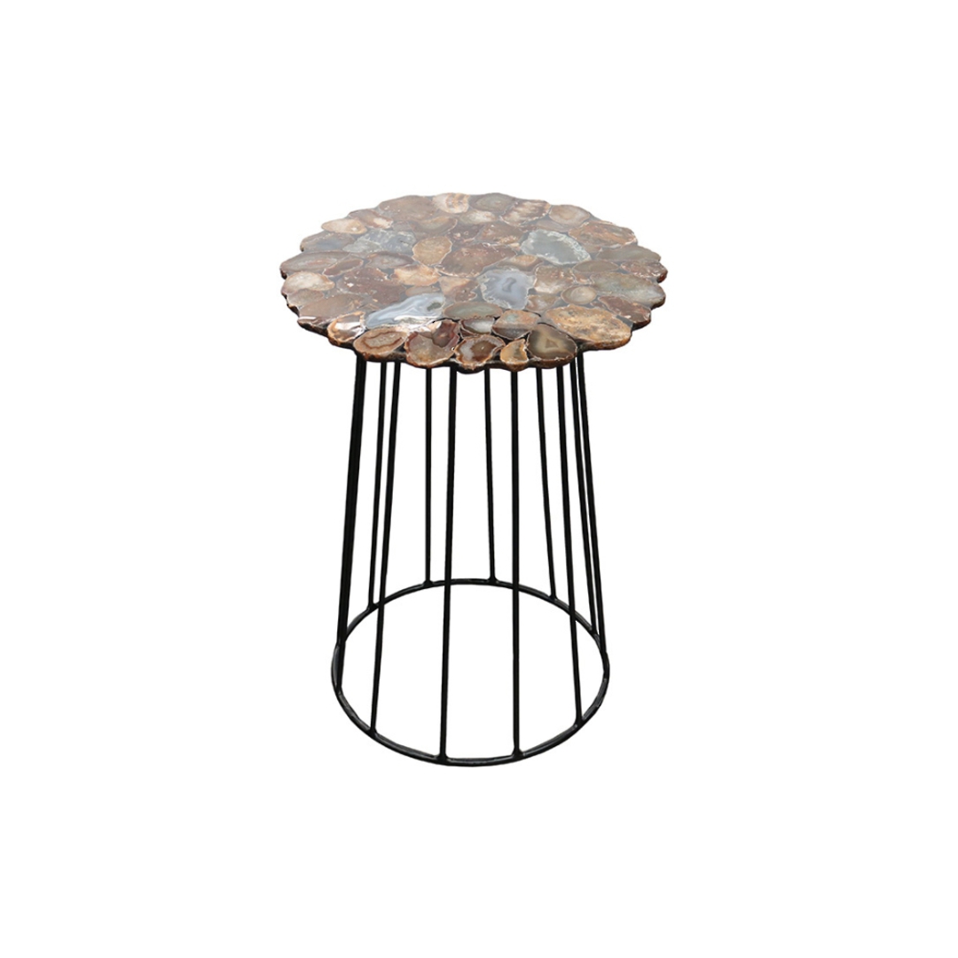 Agate Stone Side Table image 1